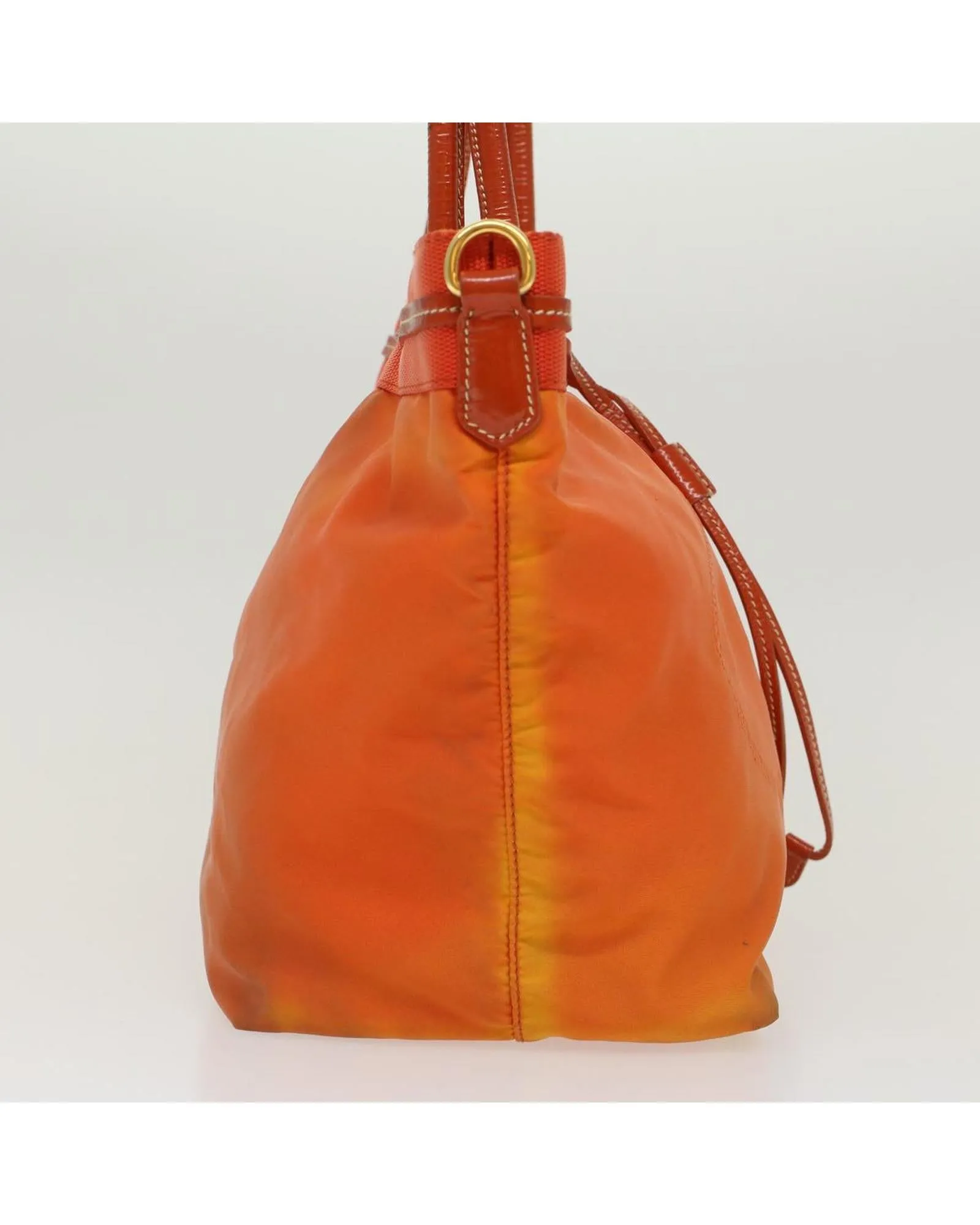 Orange Nylon Tote Bag with Guarantee Card - C Rank