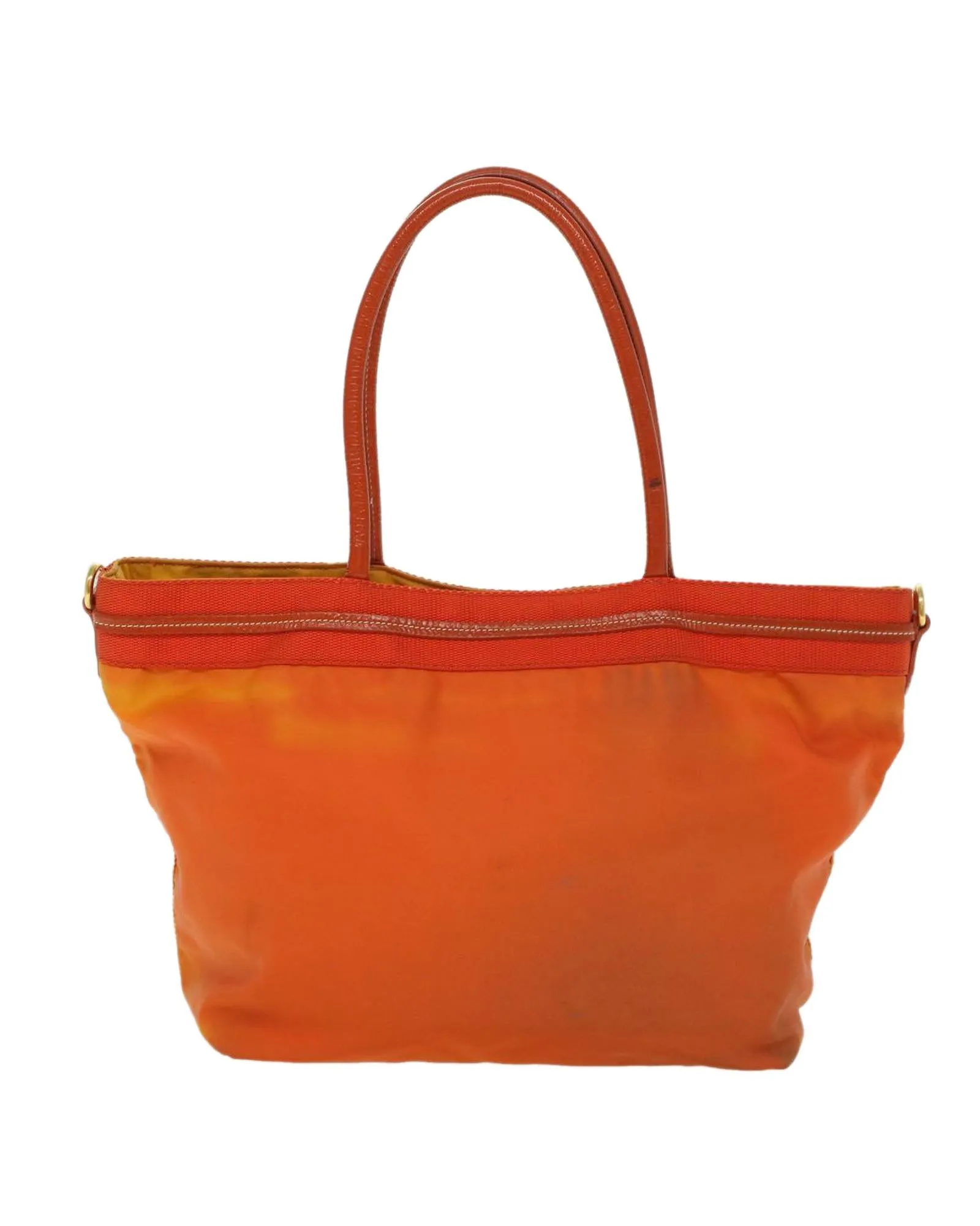 Orange Nylon Tote Bag with Guarantee Card - C Rank