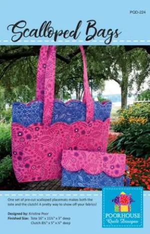 Scalloped Bags, Kristine Poor, Poorhouse Quilt Designs