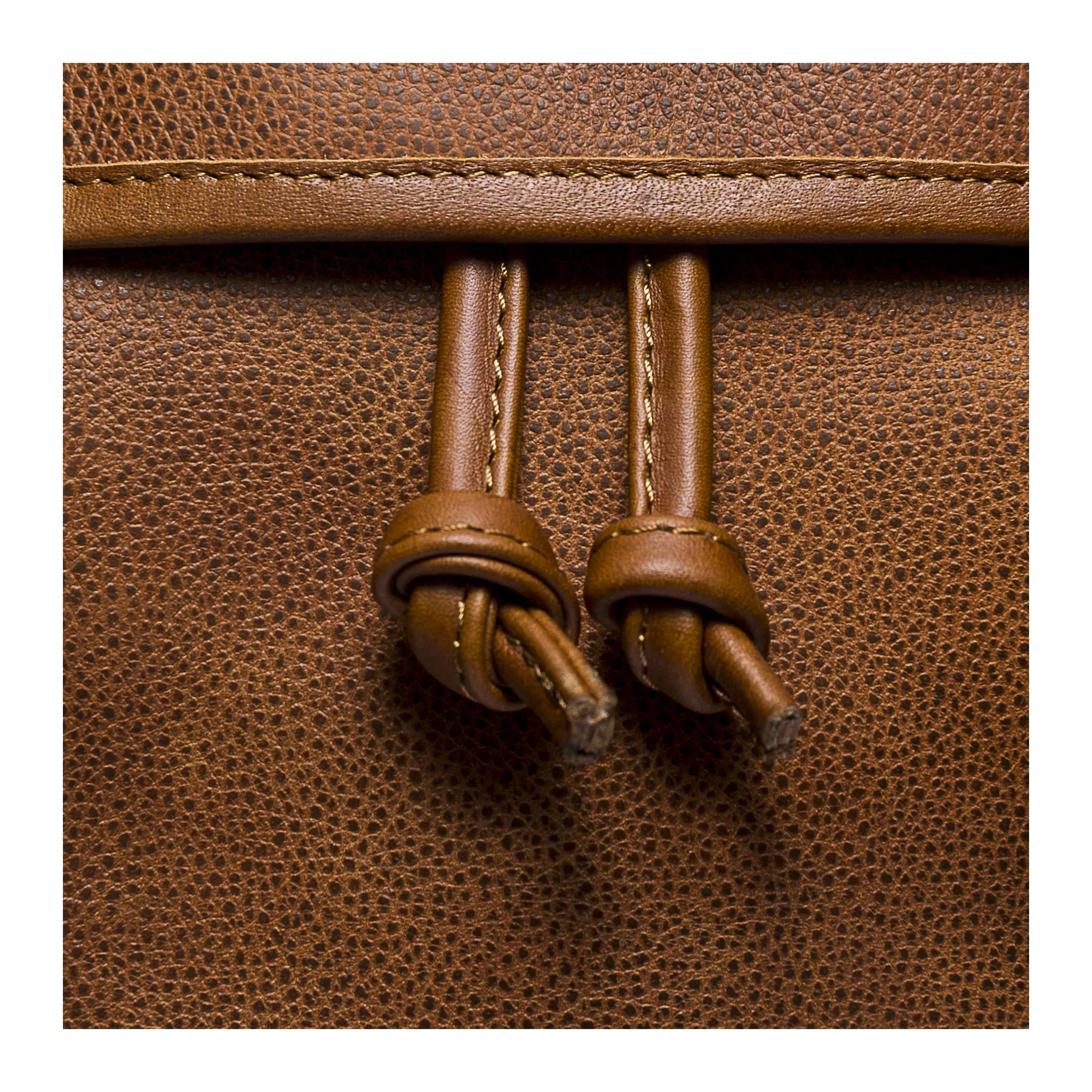Tomcat | Black | Cotton Canvas | Brown Leather