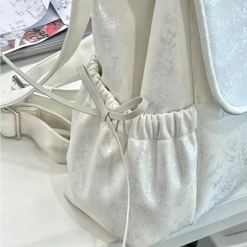 UAKISS  - Fashion Chic All Match Women Backpack Sweet Backpack Casual Trendy Schoolbags Y2k Aesthetic Korean Simple Backpacks for Students