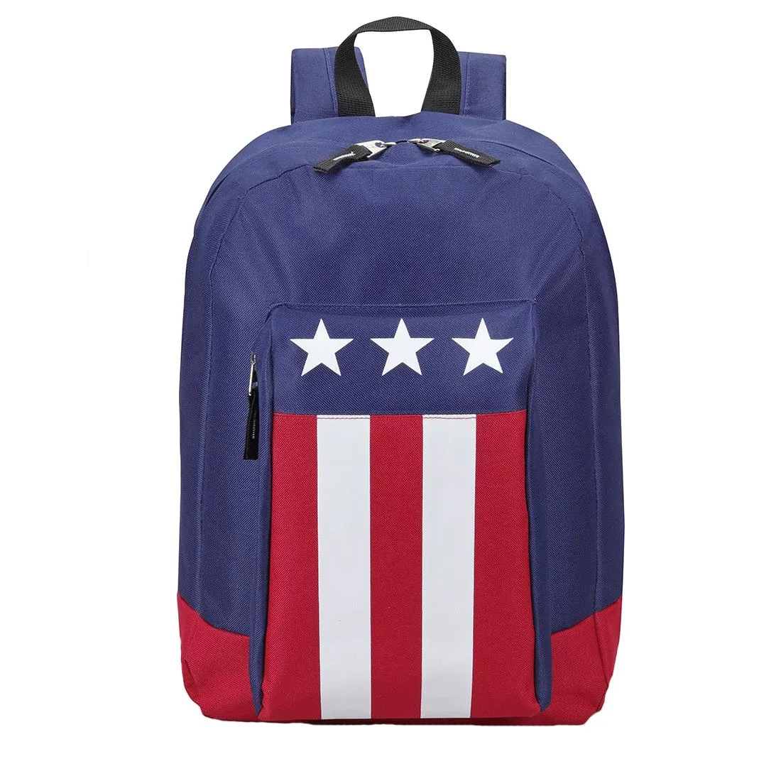 USA Flag Patriotic Backpack Book Bag School Travel Carry-On Adjustable Straps
