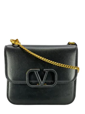 VALENTINO Calfskin Leather VSLING Small Shoulder Bag