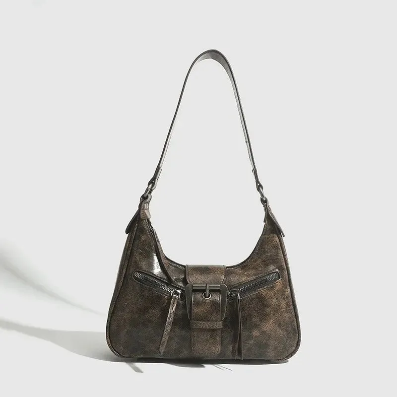 Vintage Flair Belt-style Design Shoulder Bags for Women