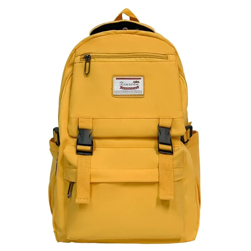 Wenkouban Candy Colors Large Capacity High Quality Backpack Nylon Backpacks For School Teenagers Girls  Laptop Work School Laptop Mochilas