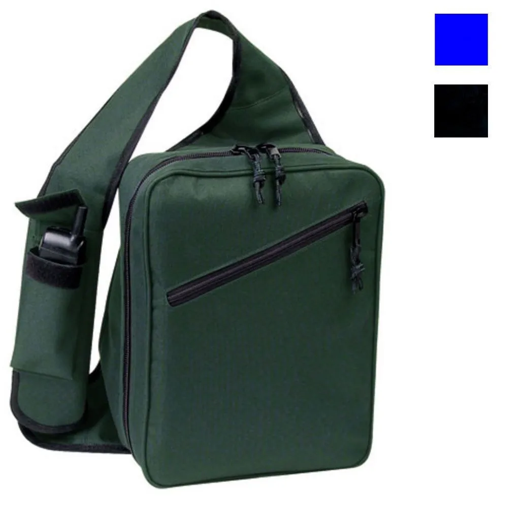 Zippered Sling Body Bag Backpack Rucksack School Work Travel 9-3/4inch x12-3/4inch